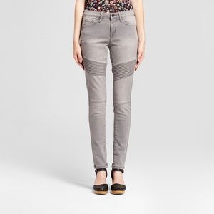 Sale!!Mid rise grey Mossimo moto Jeans